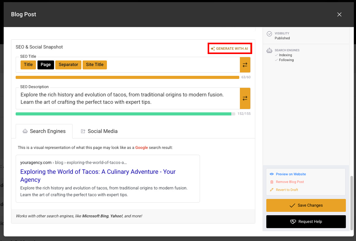 Blog Desc How to Generate SEO Descriptions for Forge Blogs